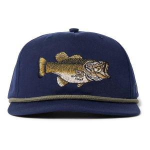 Duck Camp Bass Snapback Hat One Size Vintage Navy