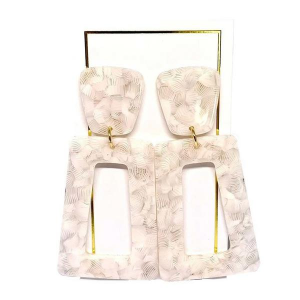 LINNY CO Kennedy Earrings White Shell