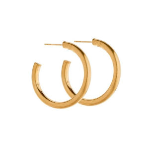 LINNY CO Avery Hoop Earrings Gold