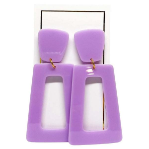 LINNY CO Kennedy Earrings Lilac