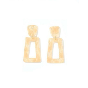 LINNY CO Kennedy Earrings Champagne Check