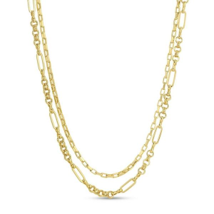 Splendid Iris Double Layer Statement Necklace
