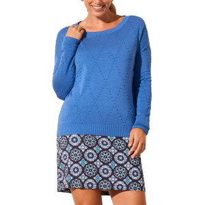 Women's Tribal Pullover Sweater Diamond Detail Small Riviera