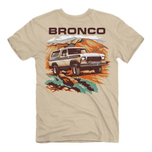 Men's Jedco FMC Bronco High Desert T-Shirt Medium Sand