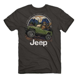 Men's Jedco Jeep Sasquatch T-Shirt Medium Smoke