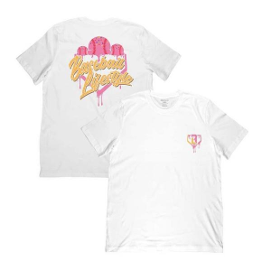 Men's Baseball Lifestyle 101 Ice Cream T-Shirt Medium Strawberry