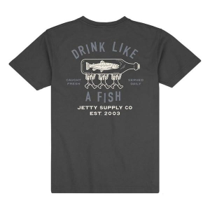 Men's Jetty Bottle Service T-Shirt Medium Black