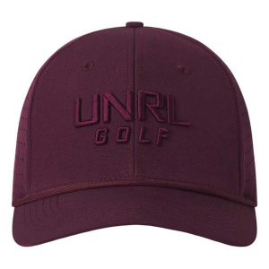 UNRL Golf Primary Golf Snapback Hat One Size Cranberry