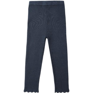 Girls' Rylee + Cru Knit Leggings Baby 3/6 mo. Navy
