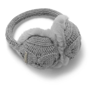 Turtle Fur Faux Fur Lined Ear Muffin Smoke