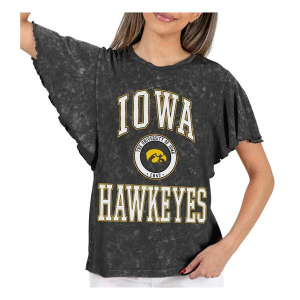 Iowa Hawkeyes Gameday Couture Women's Victory Mode T-Shirt Small Black