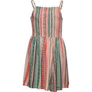 Girls' Angie Smocked Stripe Dress Large Desert