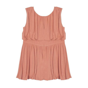 Girls' Mabel + Honey Elena Babydoll Dress 14 Rust