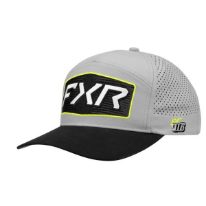 FXR Podium Pro Snowmobiling Snapback Hat One Size Grey/Hi-Vis