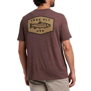 Men's Free Fly Freshwater T-Shirt XLarge Heather Chestnut