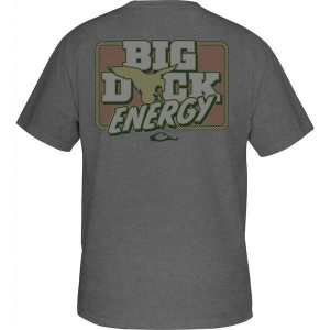 Men's Drake Waterfowl Big Duck Energy T-Shirt XLarge Graphite Heather