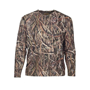 Men's Gamehide Rapid-Wick Hunt Long Sleeve T-Shirt Large Mossy Oak Shadow Grass Blades
