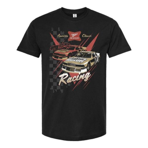 Men's Brew City Miller High Life Racing T-Shirt Large Black