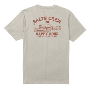 Men's Salty Crew Bottle Rocket T-Shirt Small Bone