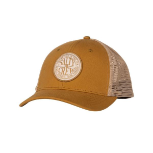 Salty Crew Global Trucker Snapback Hat One Size Bone Brown