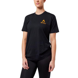 Women's Avoli Sunrise Sunset Pattern T-Shirt XLarge Black