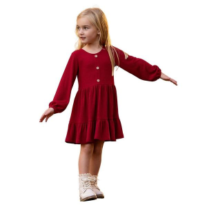 Girls' Mabel + Honey Rosie Dress 4T Red