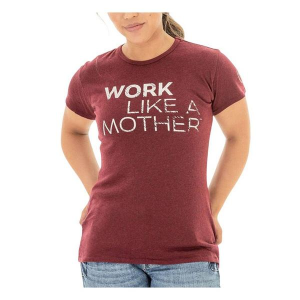 Women's Dovetail Workwear Like A Mother T-Shirt XSmall Elderberry