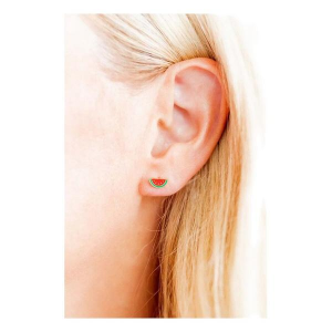 LINNY CO Watermelon Screwback Stud Earrings Watermelon