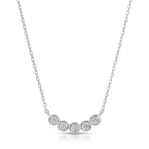 Splendid Iris Faux Multi Diamond Necklace