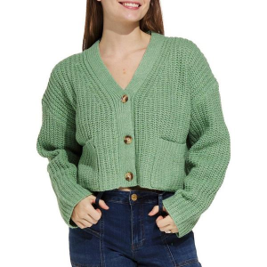Women's Double Zero Cardigan Fun Times Small Dusty Green