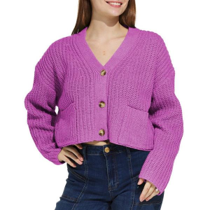 Women's Double Zero Cardigan Fun Times Large Orchid