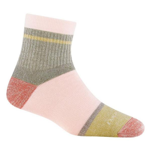 Women's Darn Tough Home Base Heavyweight Full Cushion Lifestyle Shorty Crew Socks Medium Dusty Rose