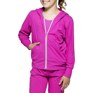 Kids' Fornia Yoga Full Zip XLarge Pink
