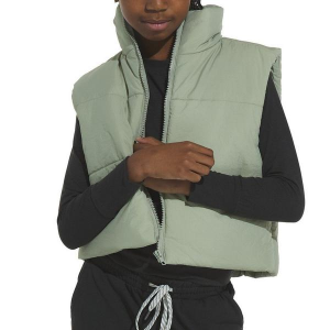 Girls' Fornia Cropped Vest Large Green