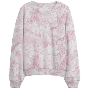Kids' Goodie Two Sleeves Camo Crewneck Sweatshirt Medium Pink