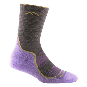 Women's Darn Tough Micro Light Cushion Crew Hiking Socks Large Taupe