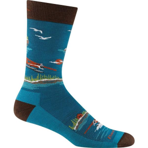 Men's Darn Tough Float Boat Crew Socks Large Cascade
