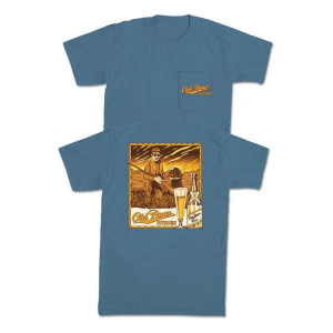 Men's Old Row The Beer Retriever Pocket T-Shirt 2XLarge Ice Blue