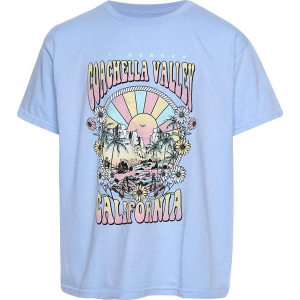 Girls' Goodie Two Sleeves Coachella Valley T-Shirt Medium Cerulean