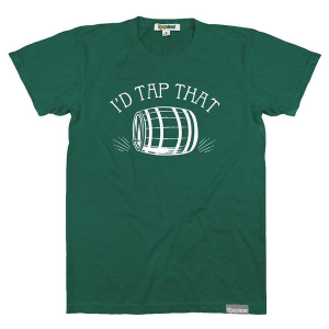 Men's Tipsy Elves I'd Tap That Keg T-Shirt Large Green