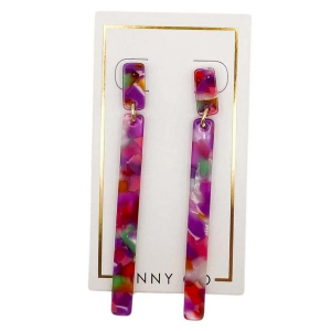 LINNY CO Keli Earrings Pink Multi