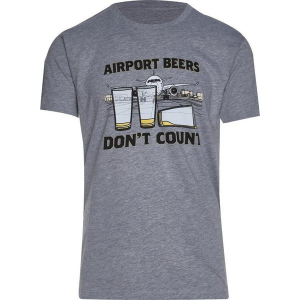 Men's Middle Class Fancy Airport Beers T-Shirt Medium Grey Heather