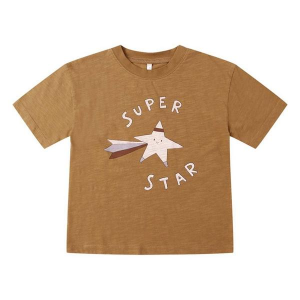 Rylee + Cru Relaxed Super Star T-Shirt Baby 12/18 mo. Golden