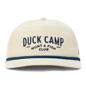 Duck Camp Trademark Snapback Hat One Size Ivory