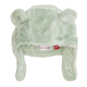 Boys' Magnetic Me Minky Bear Beanie Baby 6/12 mo. Soft Spruce