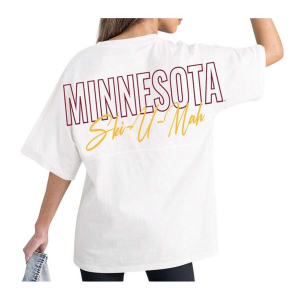 Minnesota Golden Gophers Gameday Couture Women's Back At Ya T-Shirt Small White