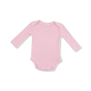 Girls Angel Dear Waffle Bodysuit 12/18 mo. Cameo Pink