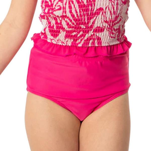 Girls' Janela Bay High Waist Swim Bottoms Toddler 3T Fuchsia