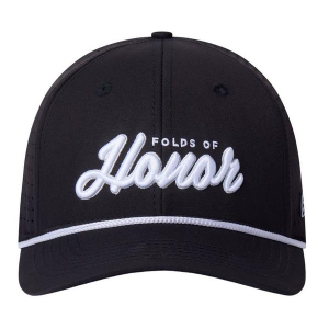 UNRL x Folds Of Honor Mid-Pro Rope Snapback Hat One Size Black