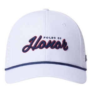 UNRL x Folds Of Honor Mid-Pro Rope Snapback Hat One Size White